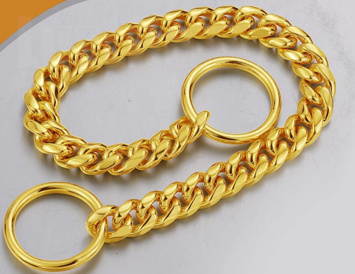 Heavy-Duty Brass Choke Chain, 64cm