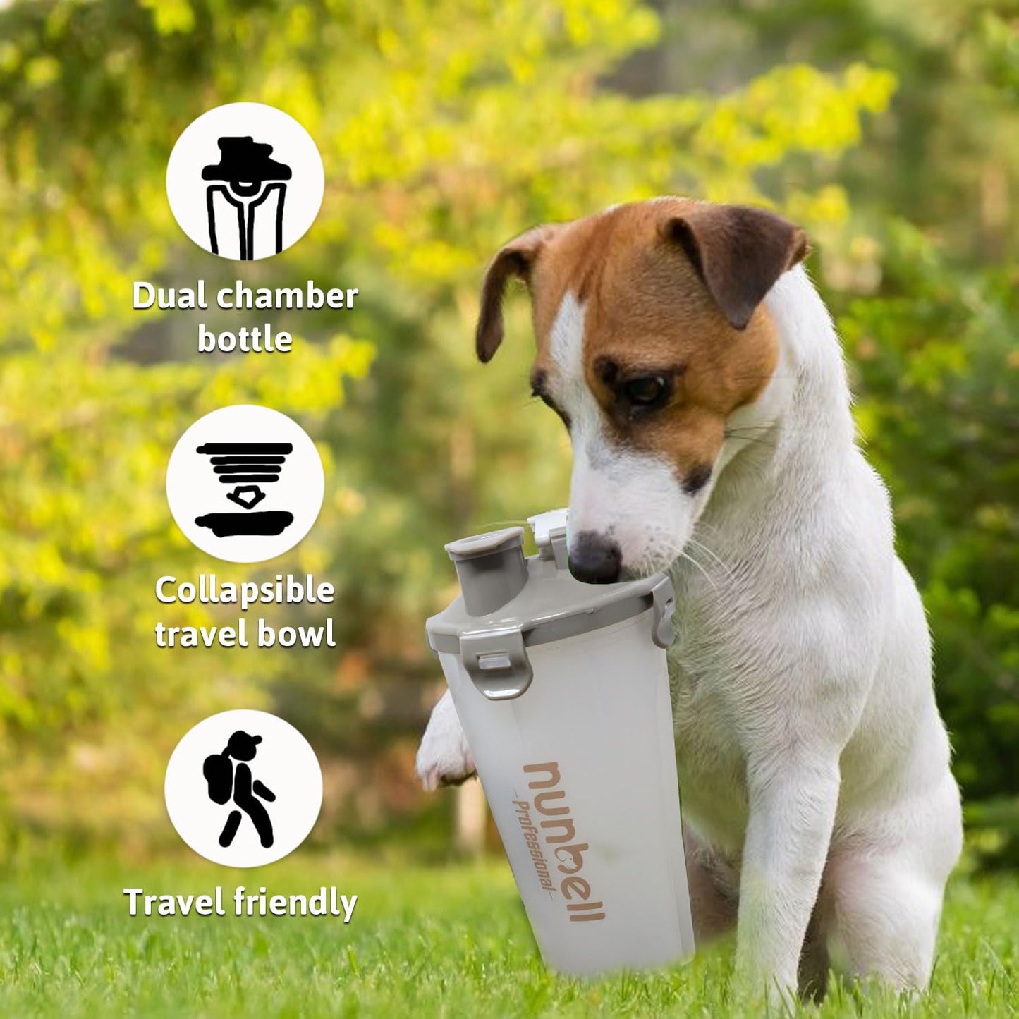 3-in-1 Pet Travel Bottle