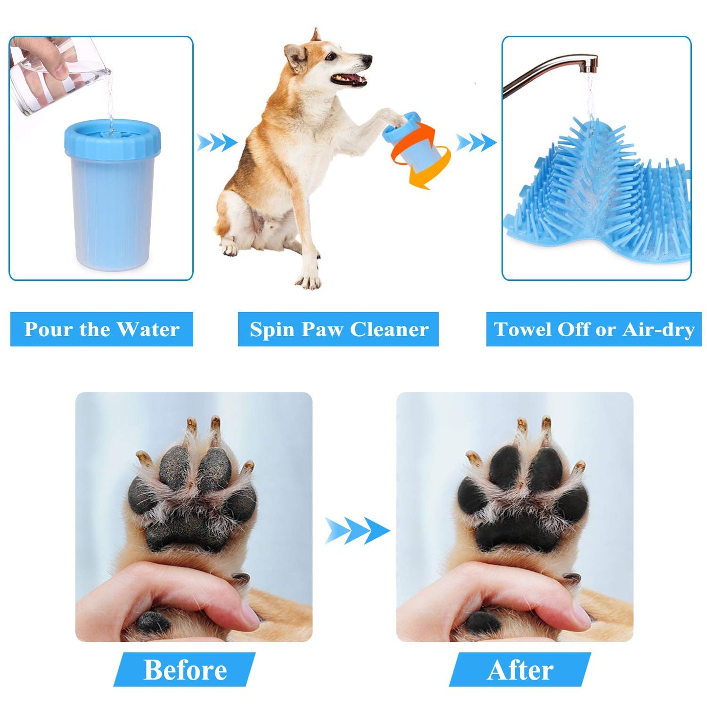 Portable Silicone Pet Paw Washer