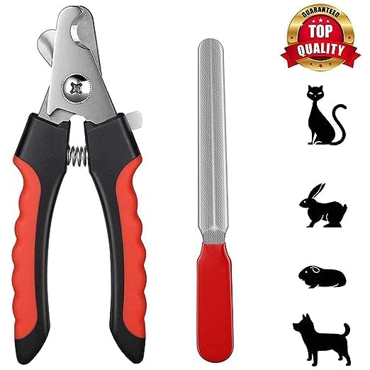 Stainless Steel Pet Nail Cutter for Dogs & Cats