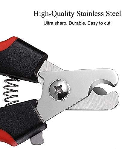 Stainless Steel Pet Nail Cutter for Dogs & Cats
